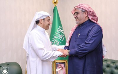 رئيس الاتحاد السعودي للكاراتيه في زيارة لنادي ضمك