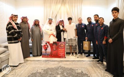 ضمك يطمئن على الشهراني