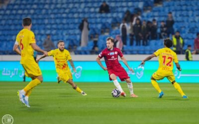 تعادل مثير يحسم مواجهة ضمك والقادسية